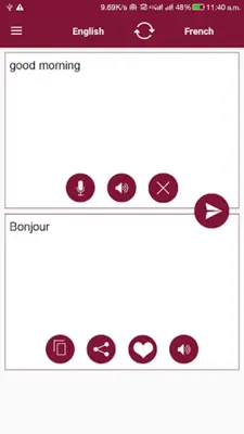 French - English Translator android App screenshot 4